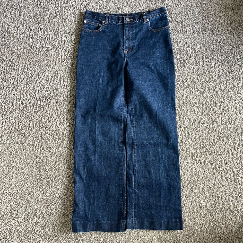APC Taille Haute Denim Ankle Crop Jeans